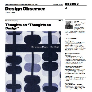 Thoughts on “Thoughts on Design”