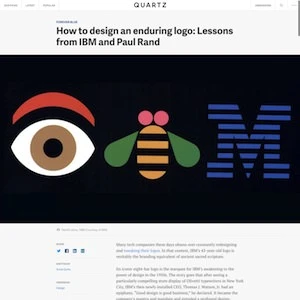 How to design an enduring logo: Lessons from IBM and Paul Rand