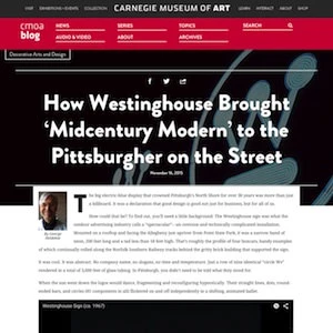 How Westinghouse Brought ‘Midcentury Modern’ to the Pittsburgher on the Street