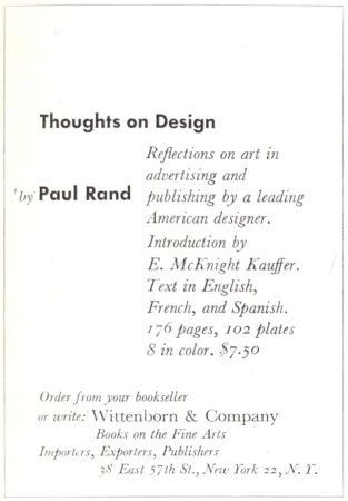 Writings About Paul Rand