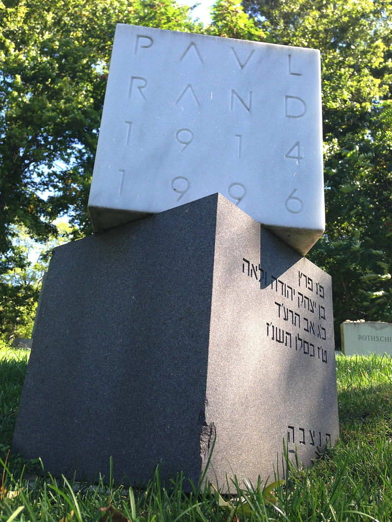 His Passing   |   Paul Rand's Headstone