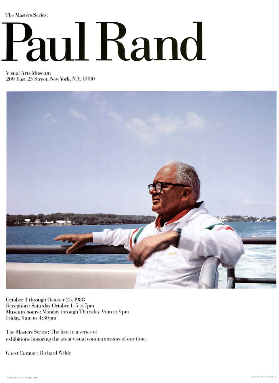 School of Visual Arts Masters Series: Paul Rand   |   Poster