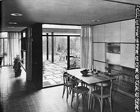 Rand House   |   Interior: House Entry and Dining Room