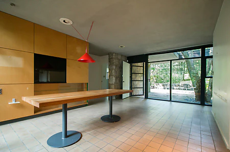 Rand House   |   Interior: House Entry and Dining Room