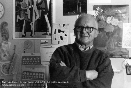 Portraits   |   In his home studio, by Sally Anderson-Bruce               