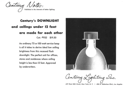 Century Lighting   |   Advertising