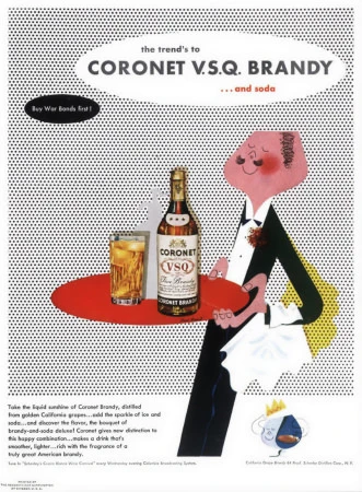 Coronet Brandy   |   Advertising