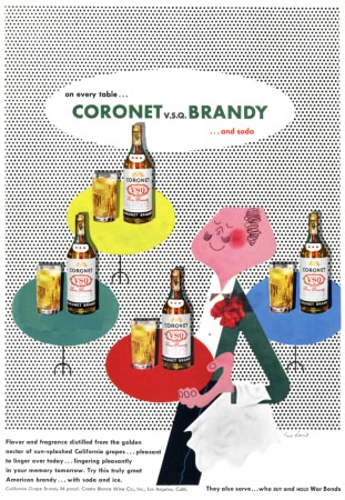 Coronet Brandy   |   Advertising