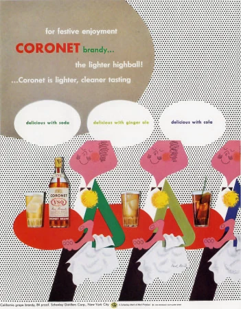 Coronet Brandy   |   Advertising