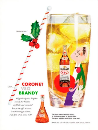 Coronet Brandy   |   Advertising