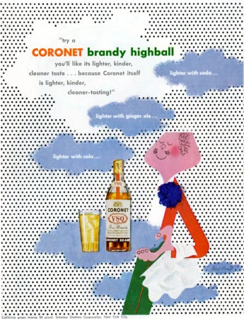 Coronet Brandy   |   Advertising