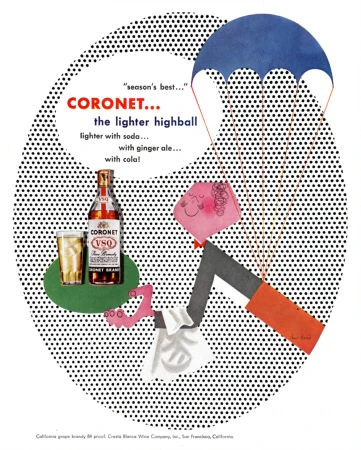 Coronet Brandy   |   Advertising