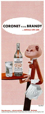 Coronet Brandy   |   Advertising