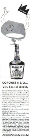 Coronet Brandy   |   Advertising