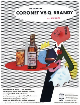 Coronet Brandy   |   Advertising