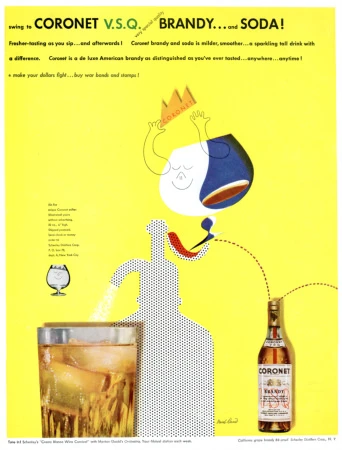 Coronet Brandy   |   Advertising