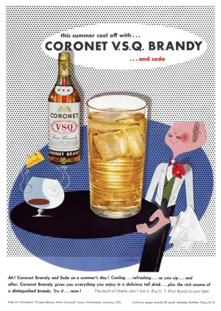 Coronet Brandy   |   Advertising