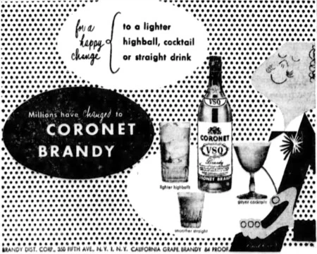 Coronet Brandy   |   Advertising