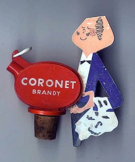 Coronet Brandy   |   Bottle Stopper