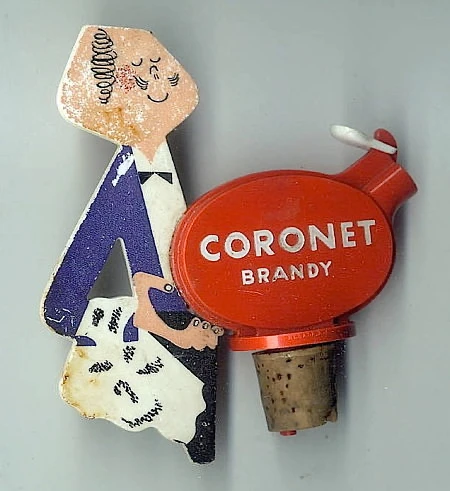 Coronet Brandy   |   Bottle Stopper