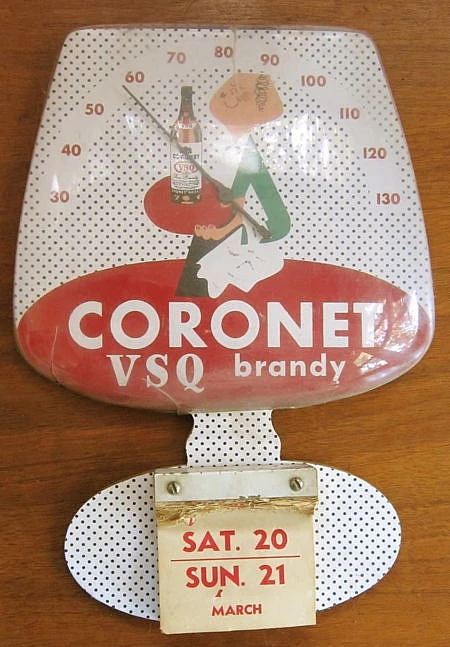 Coronet Brandy   |   Calendar Thermometer