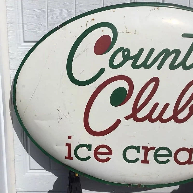 Country Club Ice Cream   |   Sign