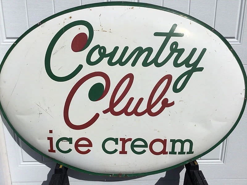 Country Club Ice Cream   |   Sign