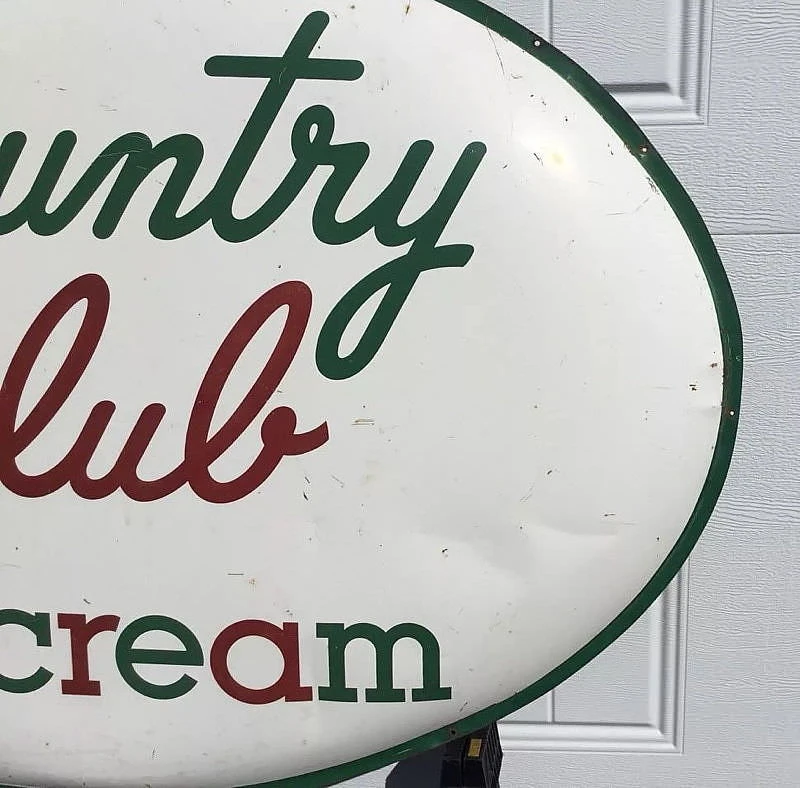 Country Club Ice Cream   |   Sign