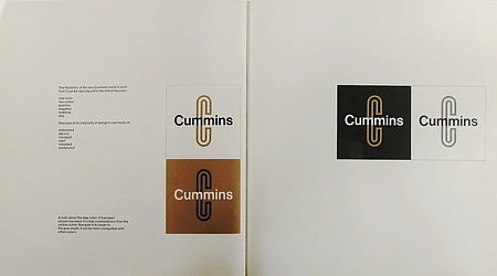 Cummins   |   Logo Presentation Book: Iron Cross Version, 1965