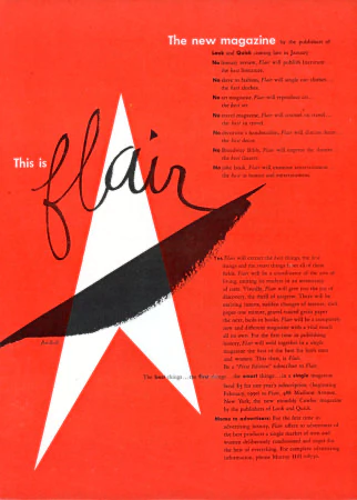 Flair Magazine   |   Advertising