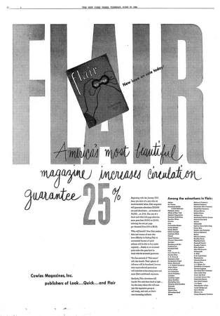 Flair Magazine   |   Advertising