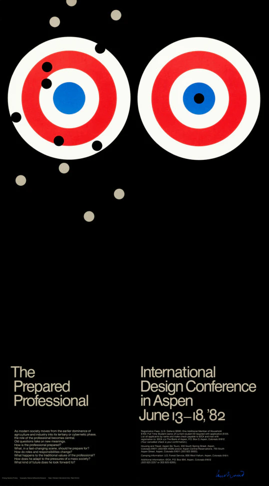 International Design Conference, Aspen   |   Poster, 1982