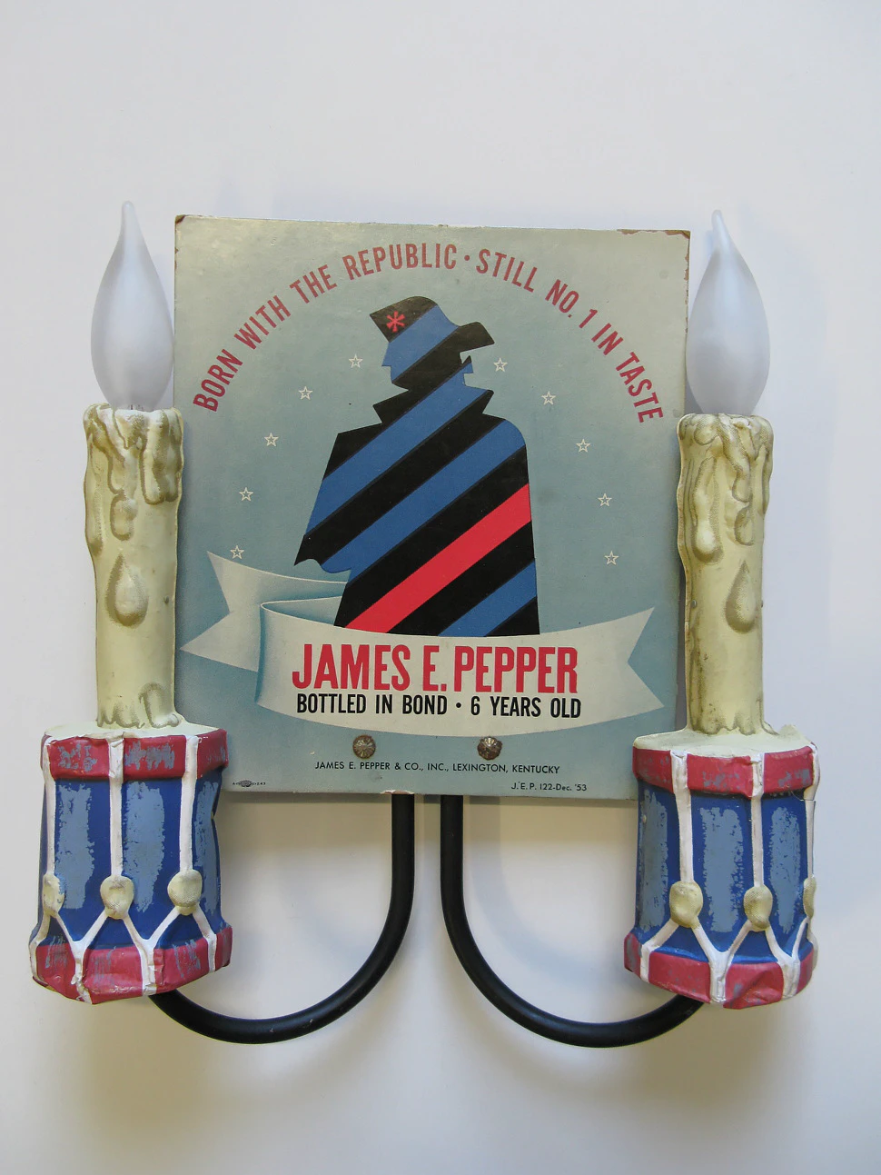 James E. Pepper Kentucky Bourbon   |   Candle Display