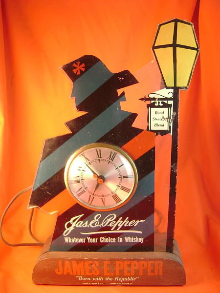 James E. Pepper Kentucky Bourbon   |   Clock, v2