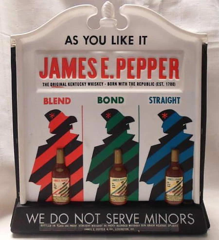 James E. Pepper Kentucky Bourbon   |   Display