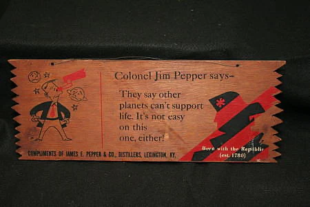 James E. Pepper Kentucky Bourbon   |   Wood Signs