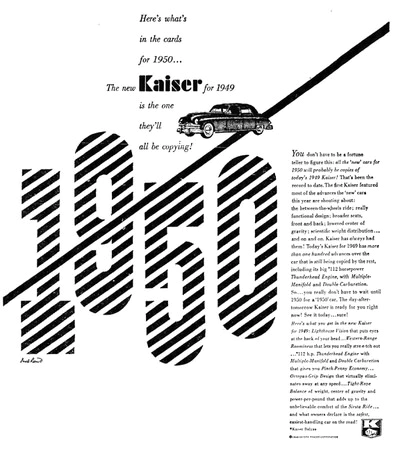 Kaiser-Frazer Automobiles   |   Advertising