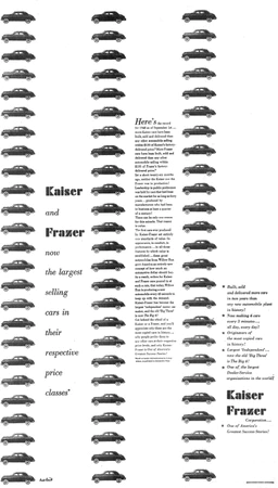 Kaiser-Frazer Automobiles   |   Advertising