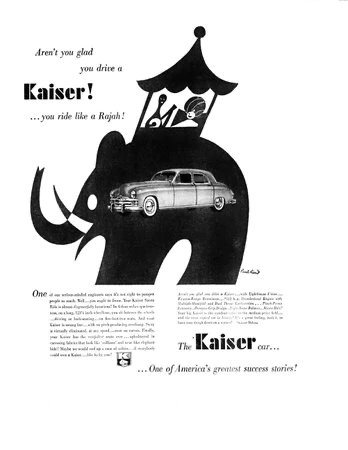 Kaiser-Frazer Automobiles   |   Advertising