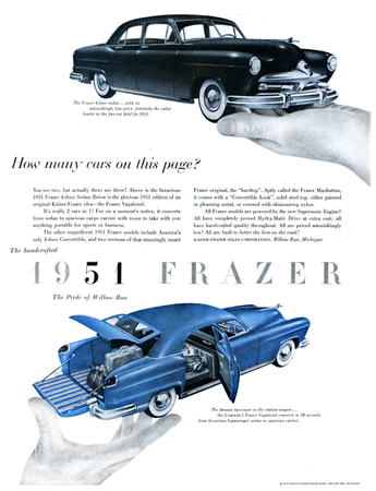 Kaiser-Frazer Automobiles   |   Advertising