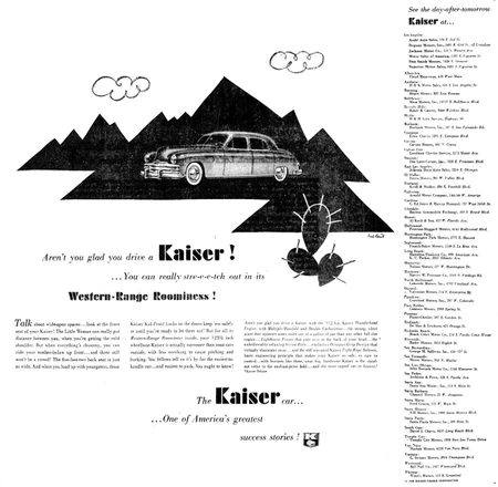 Kaiser-Frazer Automobiles   |   Advertising