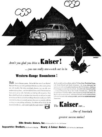 Kaiser-Frazer Automobiles   |   Advertising