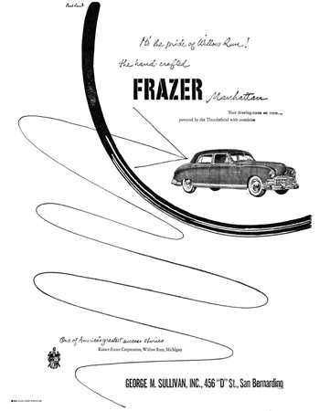 Kaiser-Frazer Automobiles   |   Advertising