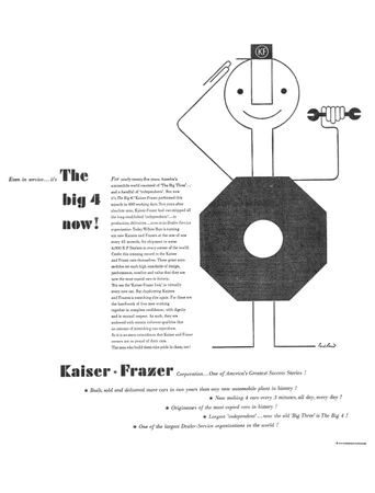 Kaiser-Frazer Automobiles   |   Advertising