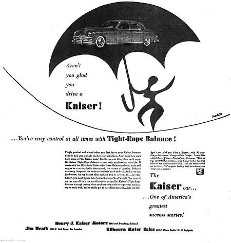 Kaiser-Frazer Automobiles   |   Advertising