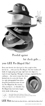 Lee Hats   |   Advertising