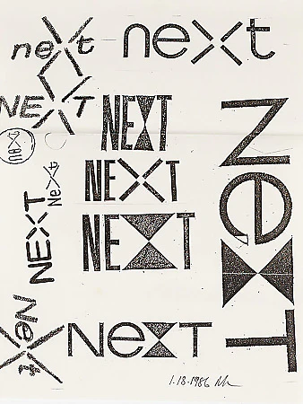 NeXT Computers   |   Logo Sketches