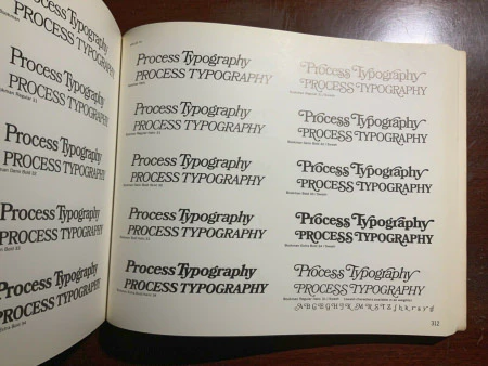 PDR (Pastore DePamphilis Rampone)   |   Process Typography Catalog