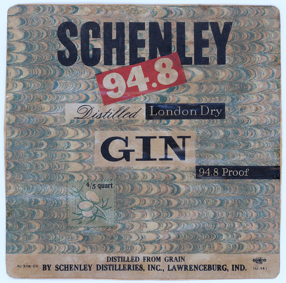 Schenley Gin   |   Bottle, v1