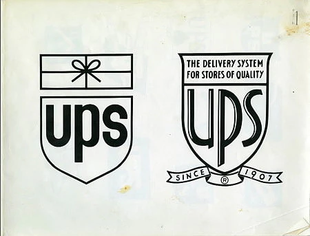 UPS (United Parcel Service)   |   Logo Sketches and Usages